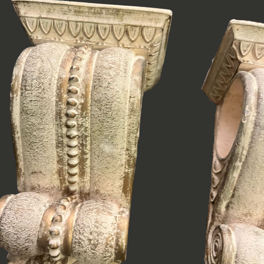 Pair of Vintage drappery sconces