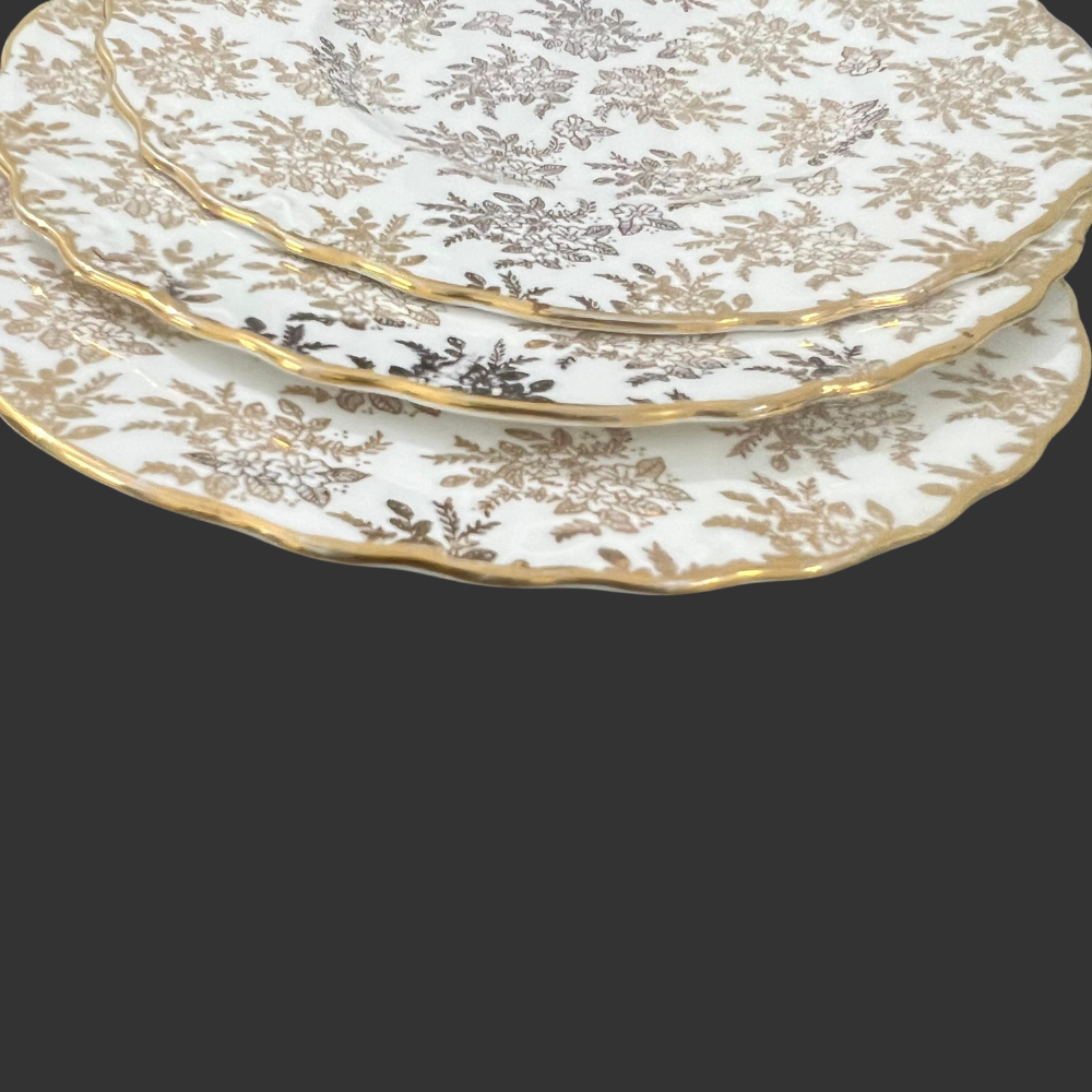 A trio of salad plates