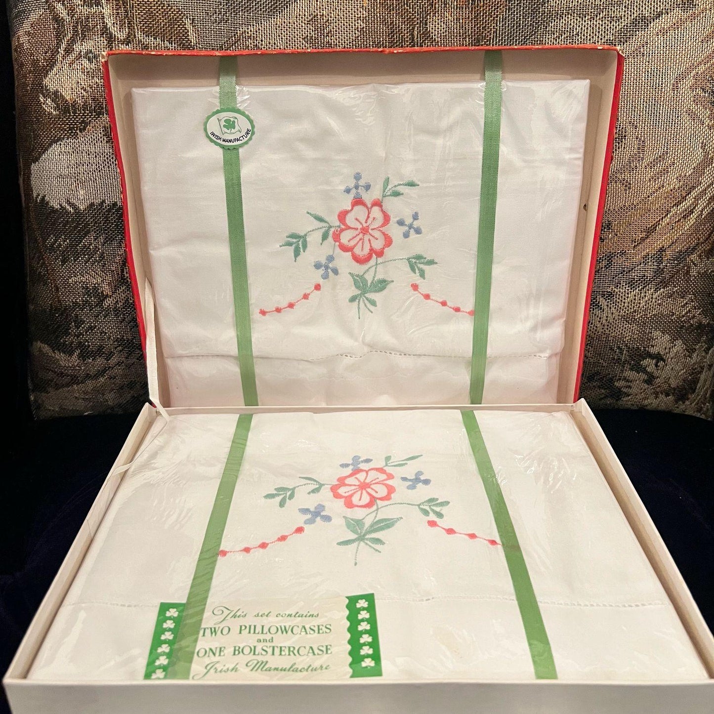 A set  of Irish pillowcases