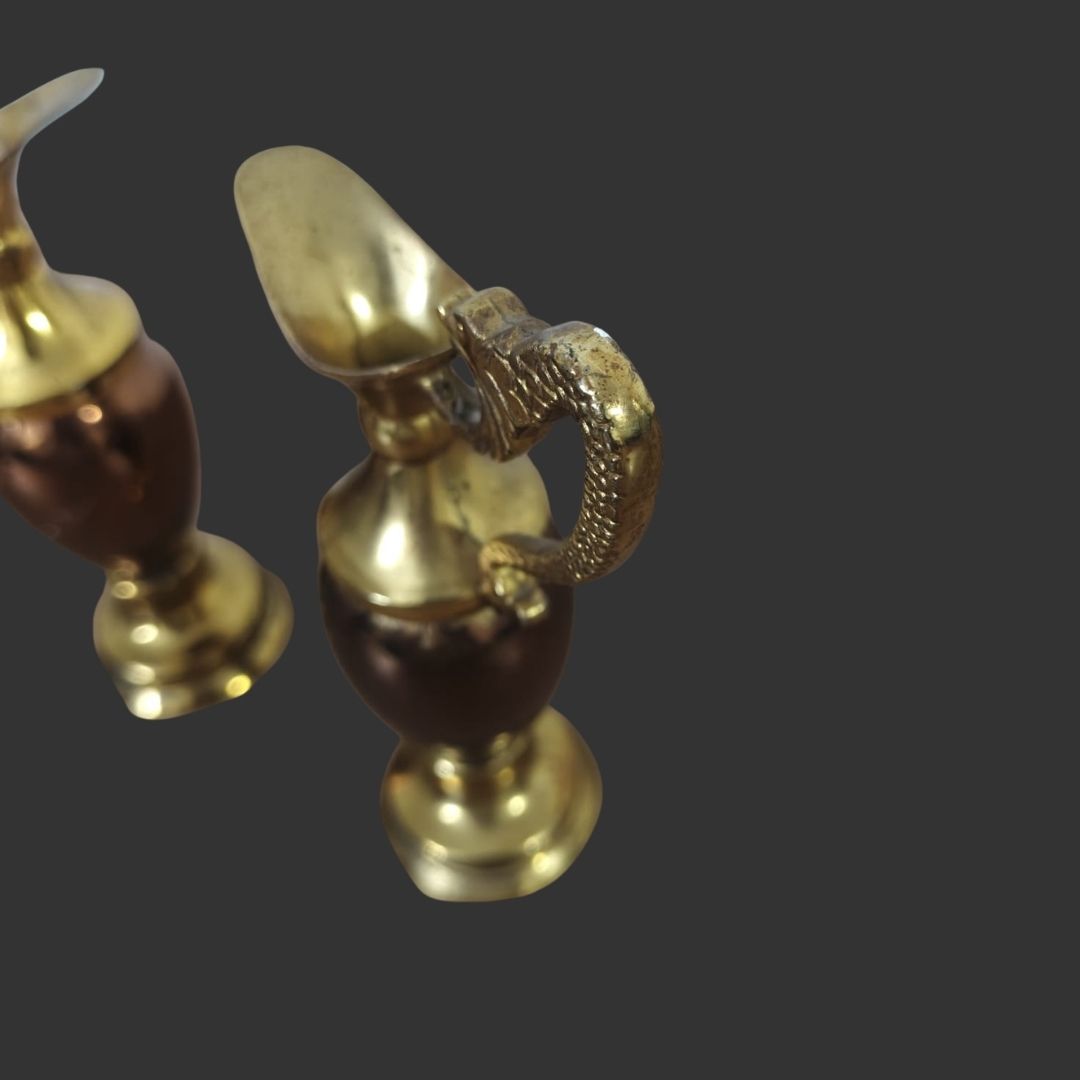 Pair of Dragon Handle Jugs