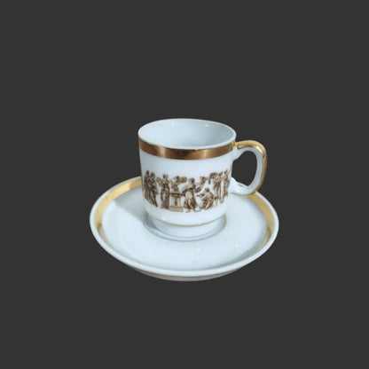 A Pair of Demitasse Cups & Saucers