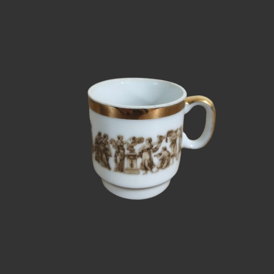 A Pair of Demitasse Cups & Saucers