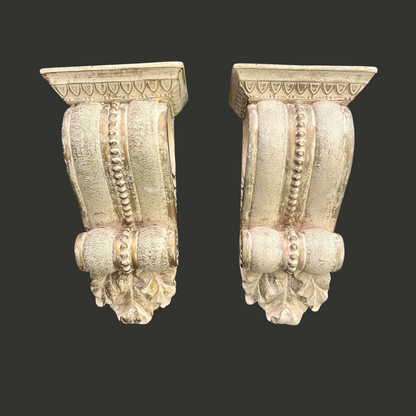 Pair of Vintage drappery sconces