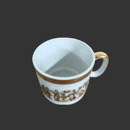 A Pair of Demitasse Cups & Saucers