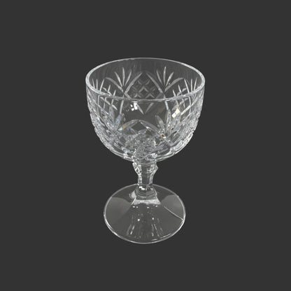 Pair of crystal glasses