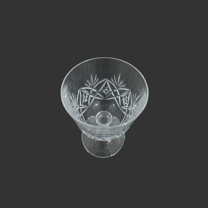 Pair of crystal glasses