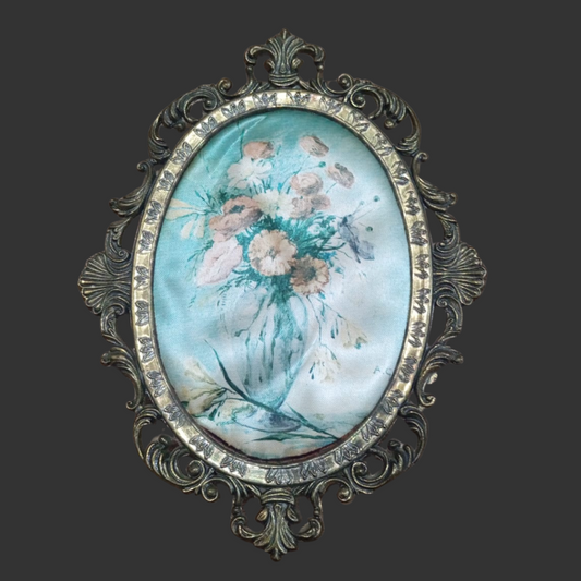 Silk Print with Brass Frame