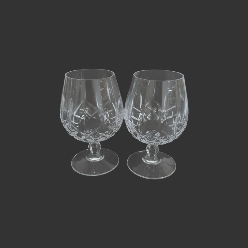 Pair of Crystal High Glasses