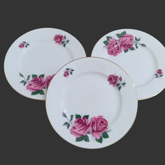 A set of 03 quarter plates