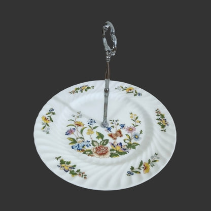 Handled cake plate