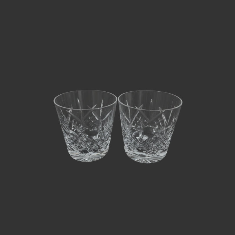 A Pair of Crystal Tumbler Glasses