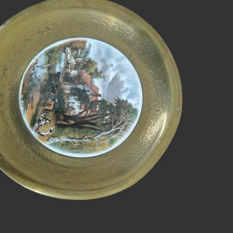 Brass Wall Hanging Plate