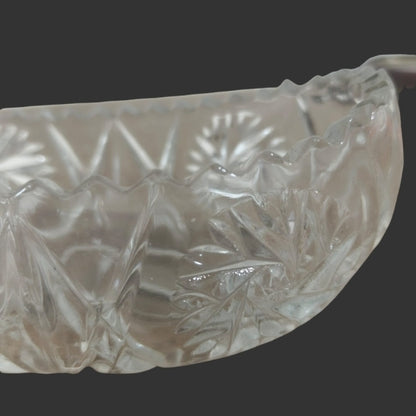 Crystal Boat Shaped Bowl