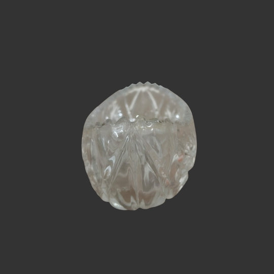 Crystal Boat Shaped Bowl