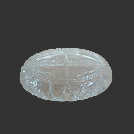 Crystal Boat Shaped Bowl