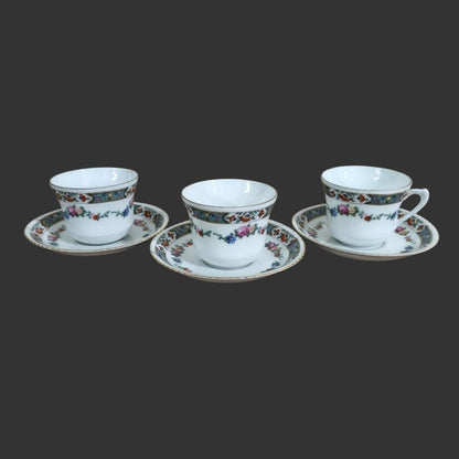 Set of 03 Cups and Saucers