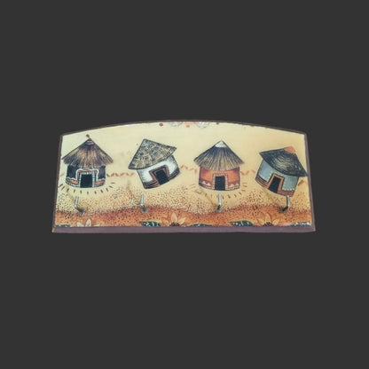 Wooden Wall Hook Rack