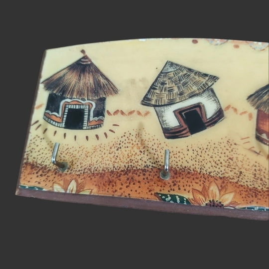 Wooden Wall Hook Rack