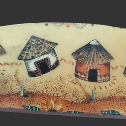 Wooden Wall Hook Rack