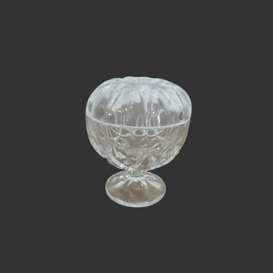 Lidded Crystal Candy Dish