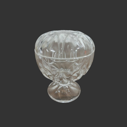 Lidded Crystal Candy Dish
