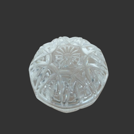 Lidded Crystal Candy Dish