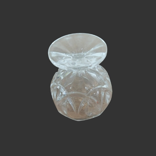 Lidded Crystal Candy Dish