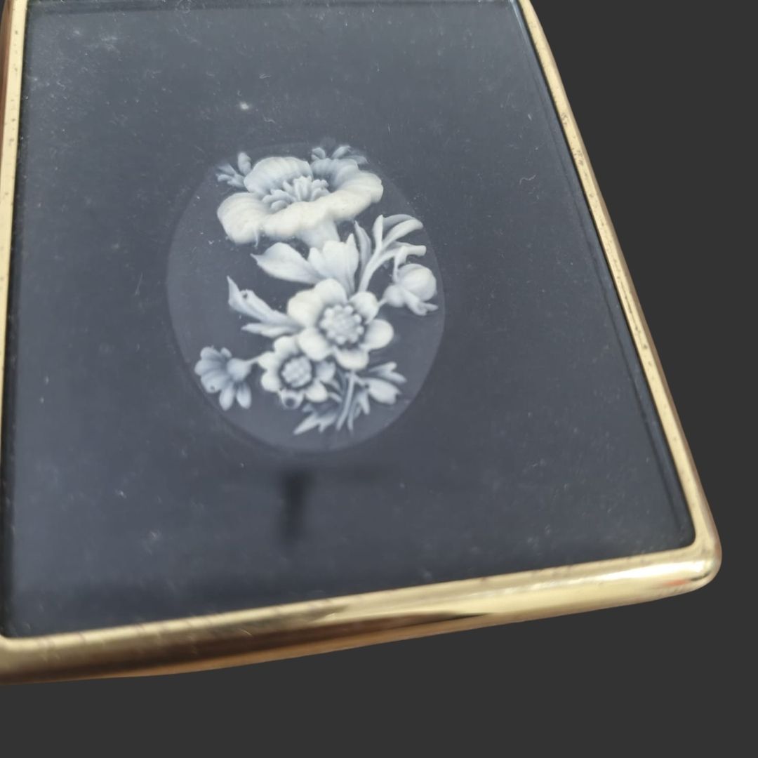 Miniature Wall Hanging in Brass Frame