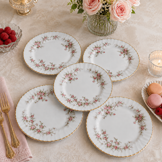 Set of 05 Dessert Plates