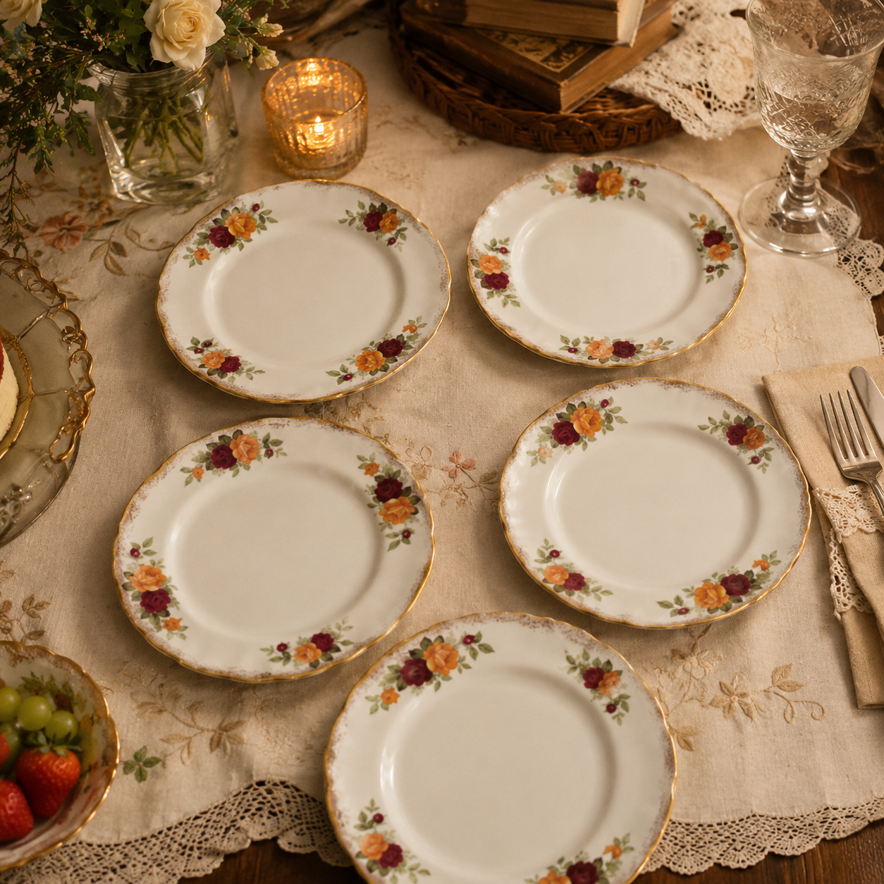 A set of quarter plates