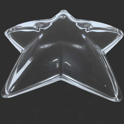 Star-Shaped Glass Bowl