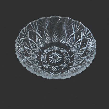 Crystal Cut Glass Bowl