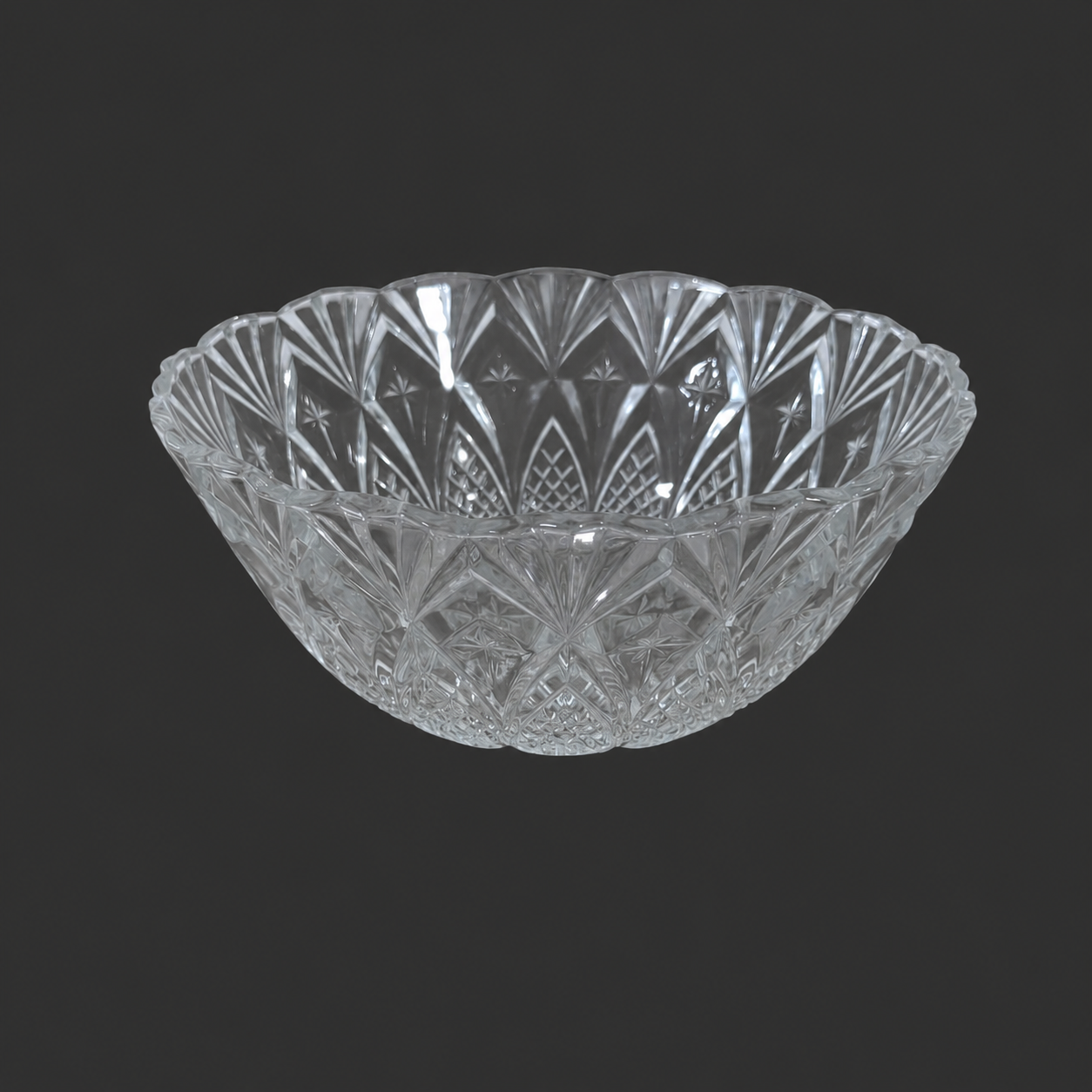 Crystal Cut Glass Bowl
