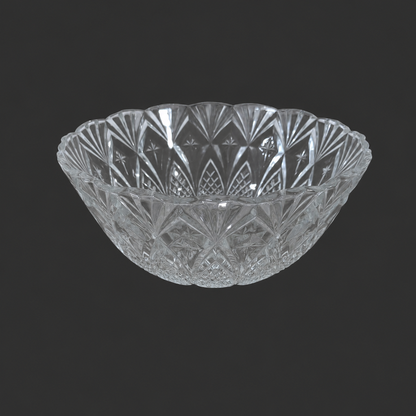 Crystal Cut Glass Bowl