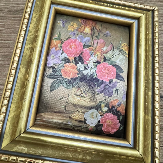 Floral Print On Silk