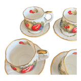 Fine Bone China Tea Cups and Saucers