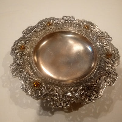 Silver Plated Tray (Round)