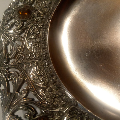 Silver Plated Tray (Round)